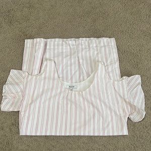 Madewell Cutout Ruffle Sleeve Dress